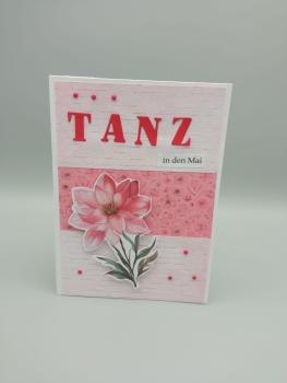 Blütenzauber "TANZ in den Mai" Grußkarte